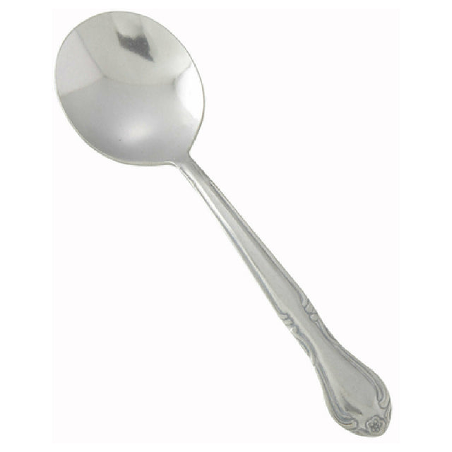 Winco 0004-04 Bouillon Spoon 6" 18/0 Stainless Steel