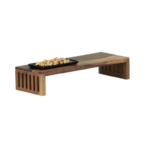 Cal Mil 23136-1975-78 Sydney Riser 19"W X 7"D X 5"H Walnut