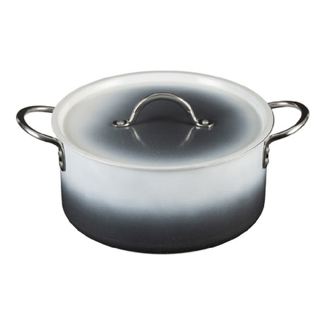 Bon Chef 73303-OM-S Country French X Ombre Sauce Pot 5 Qt 22 Oz 10″ Dia X 4.75″ H