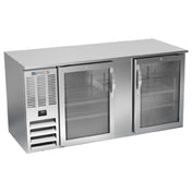 Beverage Air BB68HC-FG-S - Refrigerated Food Rated Back Bar Storage Cabinet, Two-section