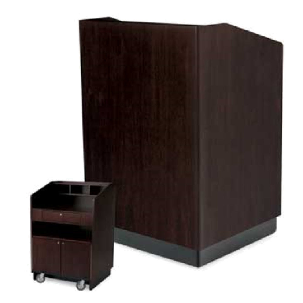 Forbes Industries 5937 Host Station 36"W X 32"D X 50"H Wood Veneer Cabinet