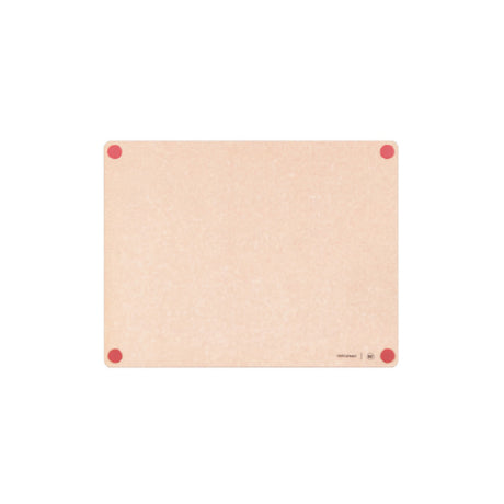 Epicurean 622-19150101 Epicurean HACCP Non-Slip Cutting Board 19.5" X 15" X 3/8" In Natural With Red Raw Meat Feet