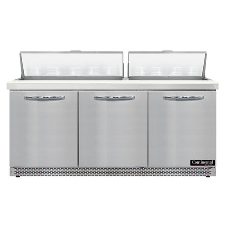 Continental Refrigerator SW72N18-FB Sandwich Unit Front Breather 72"W