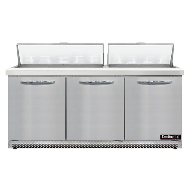Continental Refrigerator SW72N18-FB Sandwich Unit Front Breather 72"W