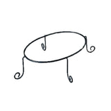 Bon Chef 7010FGLDREVISION - High Display Stand, 28-1/4" L X 21-3/4" W X 7-1/2" H