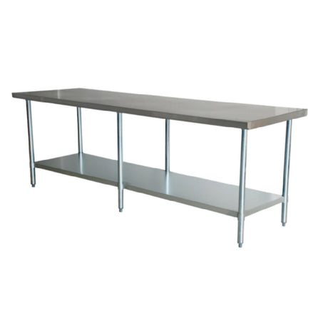 Omcan 45155 (45155) Work Table 108"W X 30"D X 34"H 1510.2 Lbs. Load Capacity