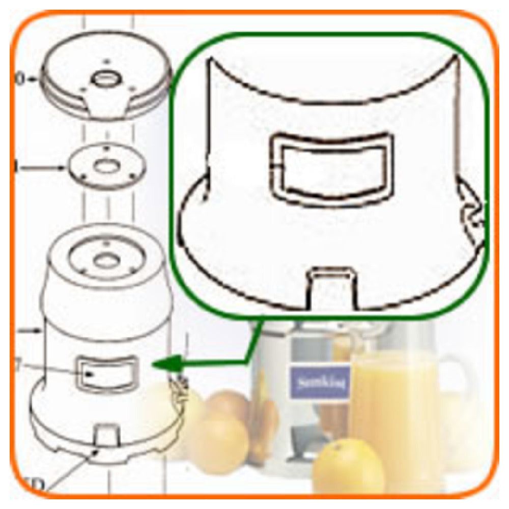 Sunkist 12K Motor Housing Chrome