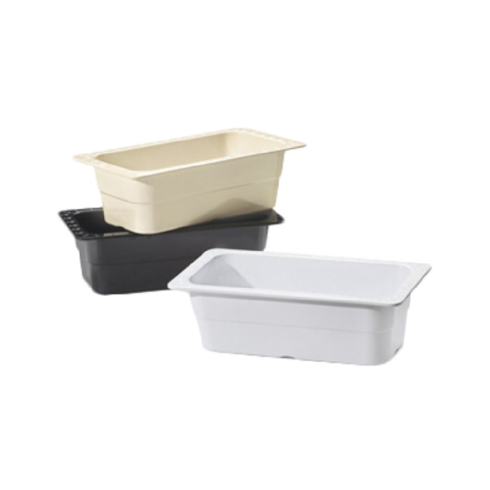 GET Enterprises ML-20-W Food Pan/Insert Pan GN 1/3 Size (13" X 7") 4" Deep