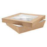 PacknWood 210KRAYB195 - Kray Take Out Box, 60 Oz., Base: 7.1" X 7.1" X 2"
