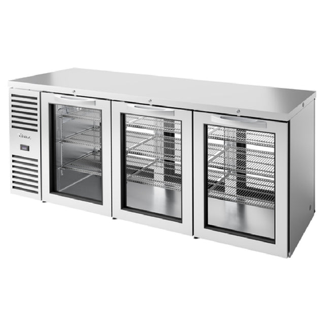 True Refrigeration TBR84-PTSZ1-L-S-GGG-GGG-1 Refrigerated Back Bar Cooler