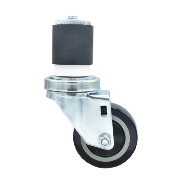 BK Resources 3SBR-4RA-PLY - Swivel Caster, 2" Expanding Stem, 3" Polyolefin Wheel