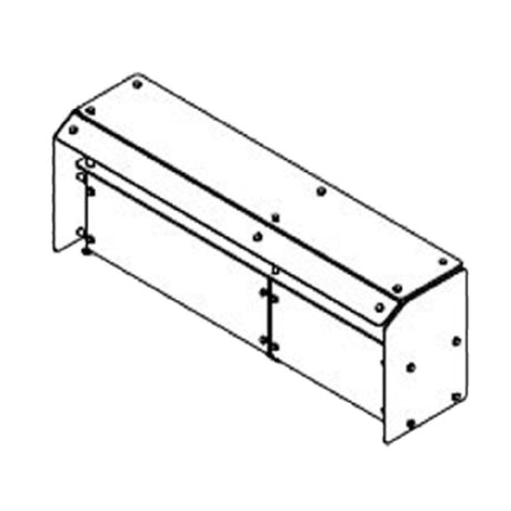 Delfield DCFSGH FlexiShield™ Food Shield Double Tier With Bottom Tier Full Glass Front And Second Tier Sneezeguard