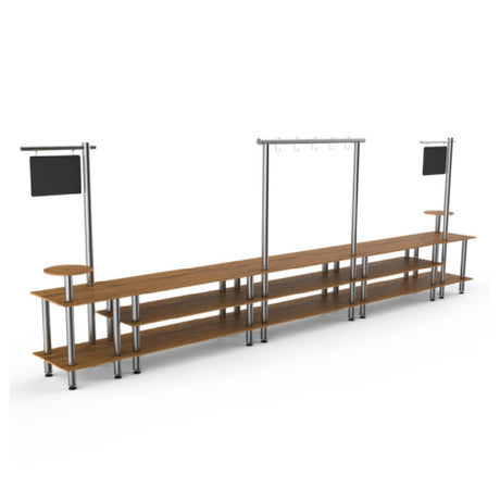 Steelite MGCMLB23BSXF - Taco Bar Station, 559.5" X 38.0" X 96.0", Modular