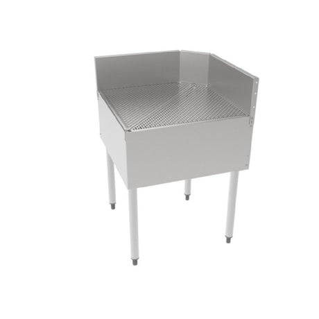 Perlick TSF90TC TSF Series Underbar Inside Corner Drainboard 24"W X 24"D Pitched Drainboard Top