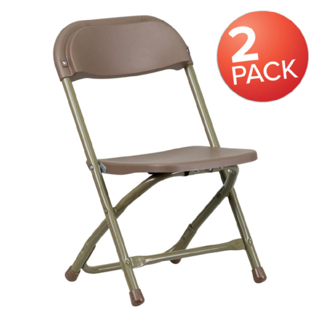 Flash Furniture 2-Y-KID-BN-GG Timmy Folding Chair 220 Lb. Weight Capacity 13"W X 2-1/4"D X 25"H Folded Size