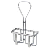 Winco WH-5 Oil & Vinegar Cruet Rack Square Holds (2) 6 Oz. Square Cruets (G-104)