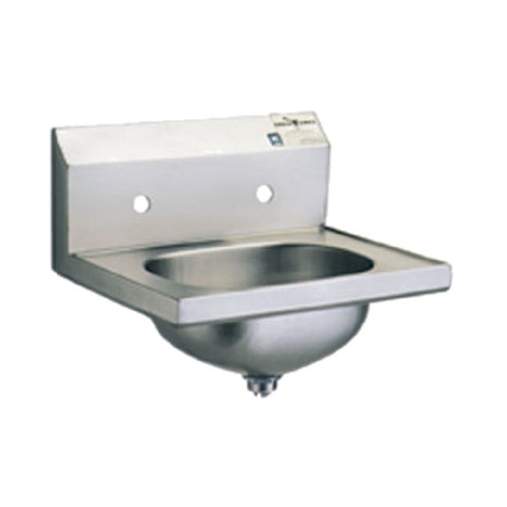 Eagle HSA-10-8 Hand Sink Wall Mount 13-1/2" Wide X 9-3/4" Front-to-back X 6-3/4" Deep Bowl