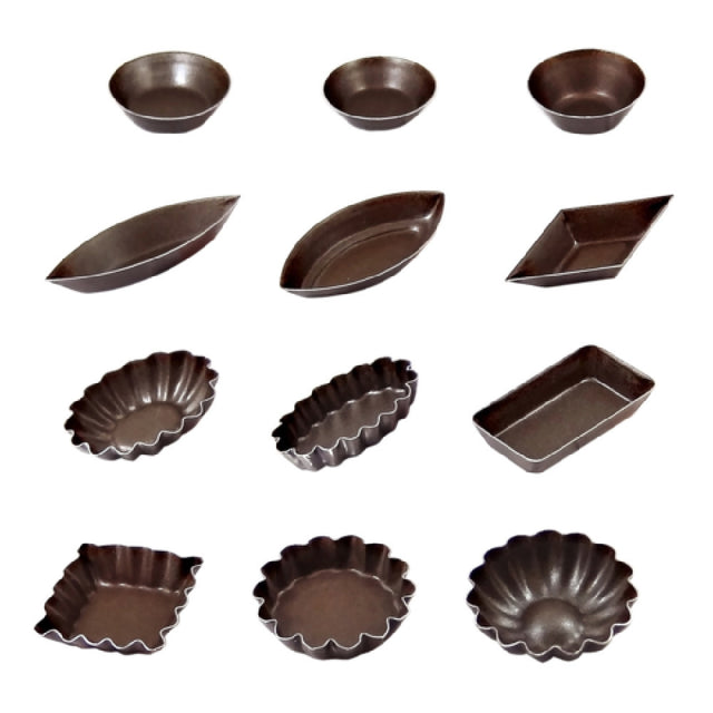 Louis Tellier 285201 Gobel Mould Set Includes: (60) Non-stick Moulds Petits-fours Mould