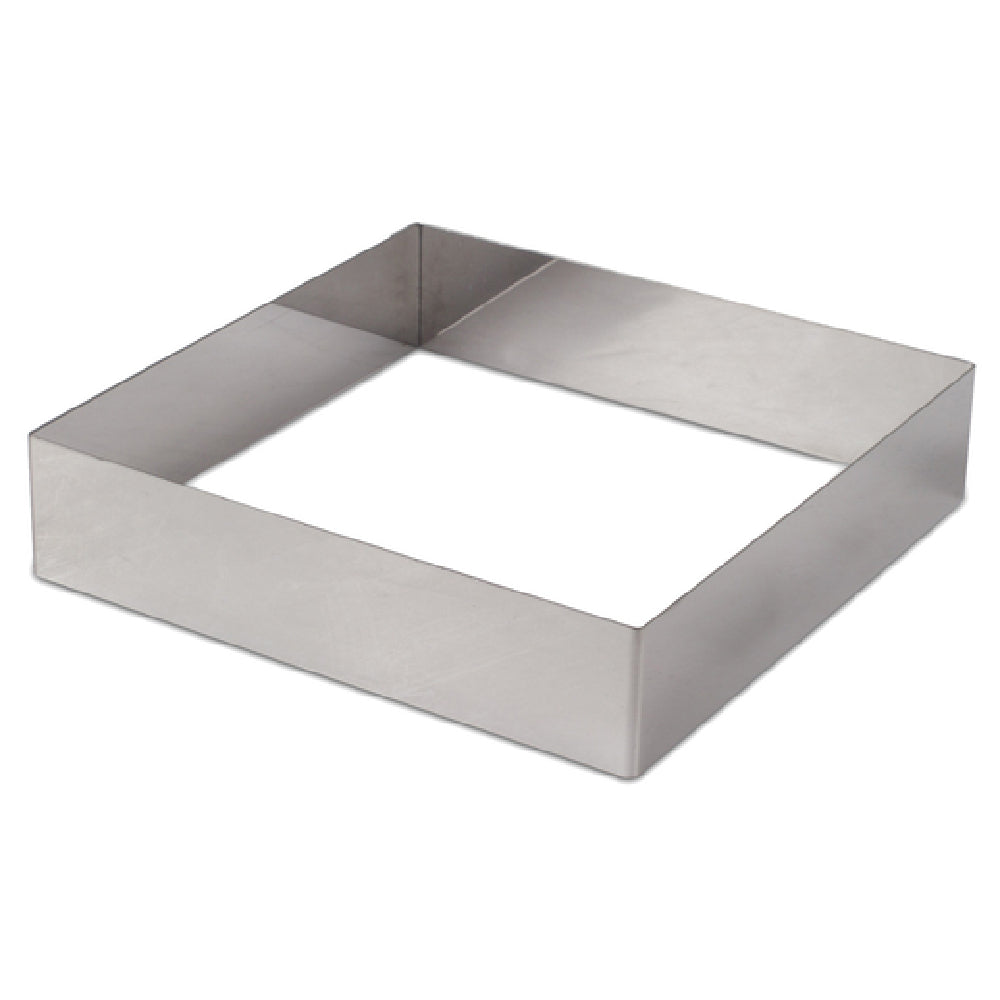 JB Prince M690 20 De Buyer Ring Mold 7-9/10" X 7-9/10" X 1-7/10"H Square