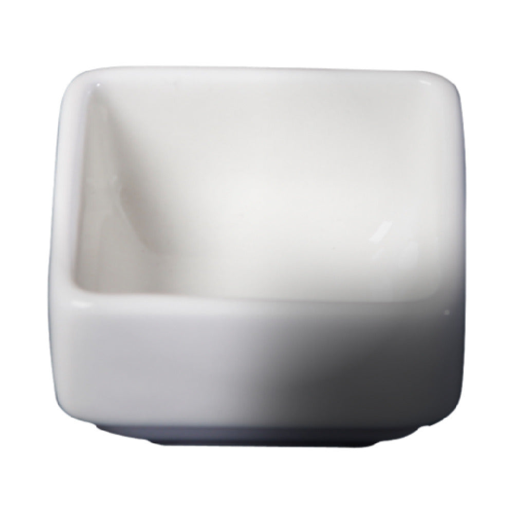 Cameo China 710-500 Dish 2 Oz. (60 Ml) 2" X 2" X 1-3/16"H (5 Cm X 5 Cm X 4.75 Cm)