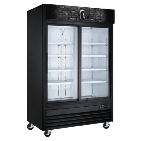 Spartan SGM-53R Reach-In Refrigerator Merchandiser Two-section 47.0 Cu. Ft.