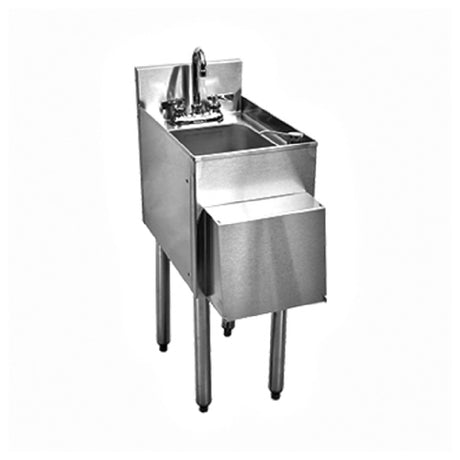 Glastender C-HSA-12 CHOICE Underbar Hand Sink Unit Free Standing 12"W O.A.