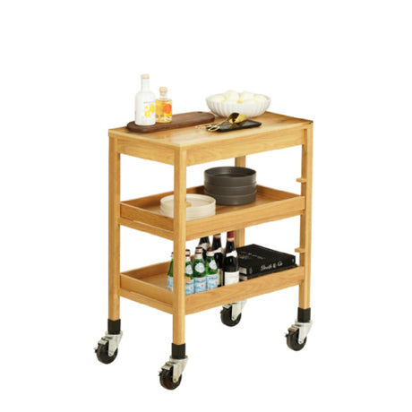 Cal Mil 24072-21 Sydney Serving Cart 27"W X 16"D X 30.75"H Oak