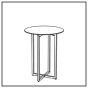 Bauscher Hepp VE-24020 - Venta® Foldable Table, Base Made In Steel With Powder-coating