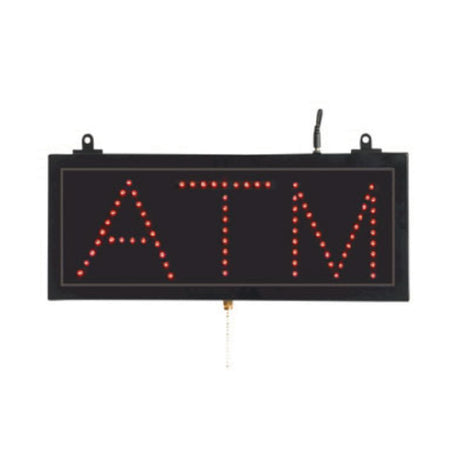 Aarco ATM10S LED Sign 16-1/8"W X 6-3/4"H "ATM"