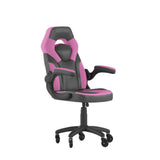 Flash Furniture CH-00095-PK-RLB-GG X10 Gaming Chair 250 Lb. Weight Capacity LeatherSoft Upholstery With Mesh Inserts