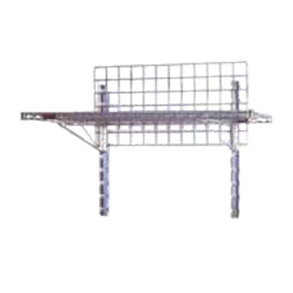 Eagle WAL-1-1836-X WalStor® Modular Wall System Shelf Kit Single Includes: (1) 36" X 18" Wire Shelf With Patented QuadTruss® Design