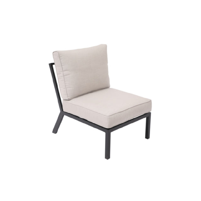 Plantation Prestige Commercial Furniture 8820200-0240433 Telluride Middle Section Matte Black Finish