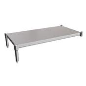BK Resources DTS-48 - Dish Table UnderShelf, 48"W X 23-5/16"D X 10-11/16"H, 18/304 Stainless Steel Construction