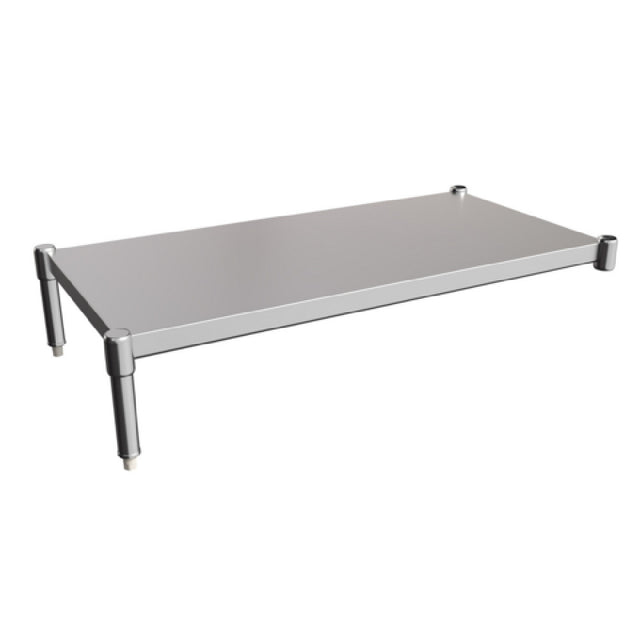 BK Resources DTS-48 - Dish Table UnderShelf, 48"W X 23-5/16"D X 10-11/16"H, 18/304 Stainless Steel Construction