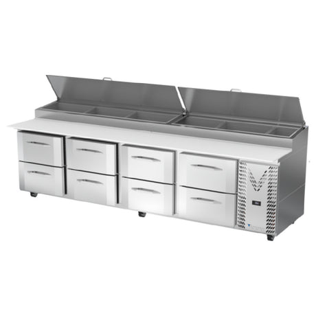 Victory VPPD119HC-8 Pizza Prep Table Powered By V-Core™ Four-section