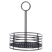 Hubert 41526 - Condiment Caddy, 8-1/2" Dia. X 12"H, Large