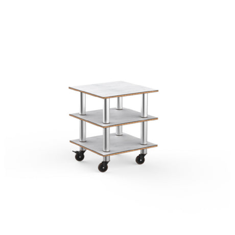 Steelite MGCMLX03CSXW - Modular Classic Small Unit White Carrera Stainless Steel