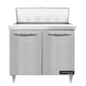 Continental Refrigerator D36N10 Designer Line Sandwich Unit 36"W Two-section