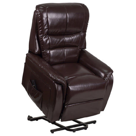 Flash Furniture CH-US-153062L-BRN-LEA-GG Hercules Lift Recliner 33"W X 32" 67"D X 44"H (57"H When Fully Lifted)