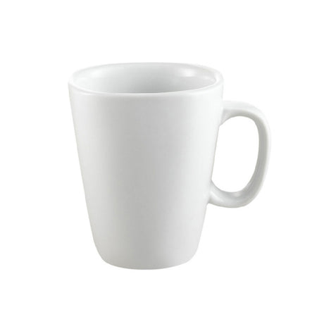 CAC China KSE-M10 Kingsquare Mug 10 Oz. 3-1/4"L X 3-1/4"W X 4-1/4"H