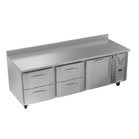 Victory VWRD93HC-4 Worktop Refrigerated Counter Powered By V-Core™ Three-section