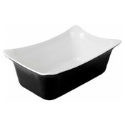 Bauscher Hepp TB3314W - Fleur Collection Deli Crock, GN 1/4 Size, 2 Qt.