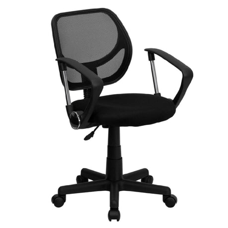 Flash Furniture WA-3074-BK-A-GG Swivel Task/Computer Chair 30-1/2" To 34-1/2" Adjustable Height