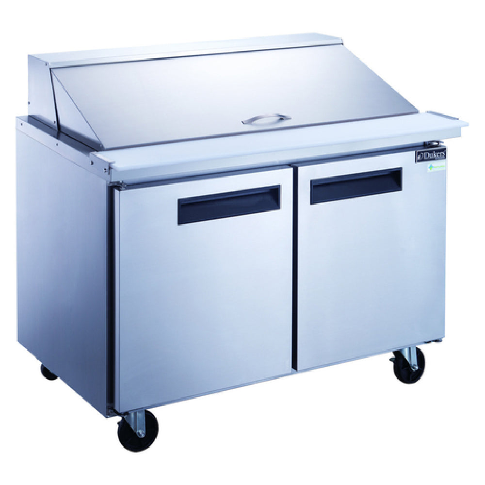 Dukers Appliance Co. USA Ltd. DSP48-18M-S2 Mega Top Sandwich/Salad Prep Table Two-section