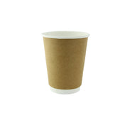 PacknWood 8NPGCDW121 - Double Walled PLA Cardboard Cup, 12oz., 3.54"Dia X 4.33"H