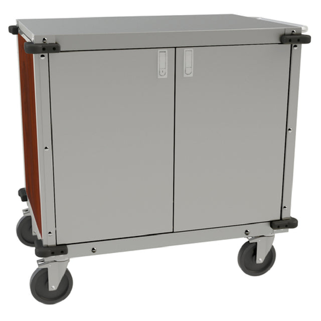 Cadco CC-LUC-L5 Locking Utility Cart Enclosed (1) Adjustable Storage Shelf