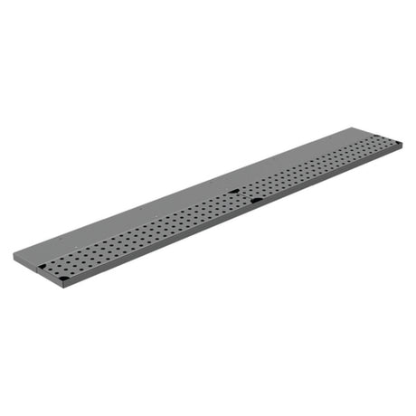 Advance Tabco DRKR-36 Bar Drink Rail 36”W X 8"D X 3/4"H (1) Perforated Removable Top Grate