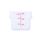 Hubert 89805 - CenPro® Food Storage Container, 8-7/8"W X 8-7/8"D X 7-1/2"H, Square