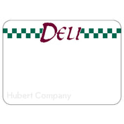 Hubert 56455 - Deli Dial Tag, 2-1/2"H, Rectangular