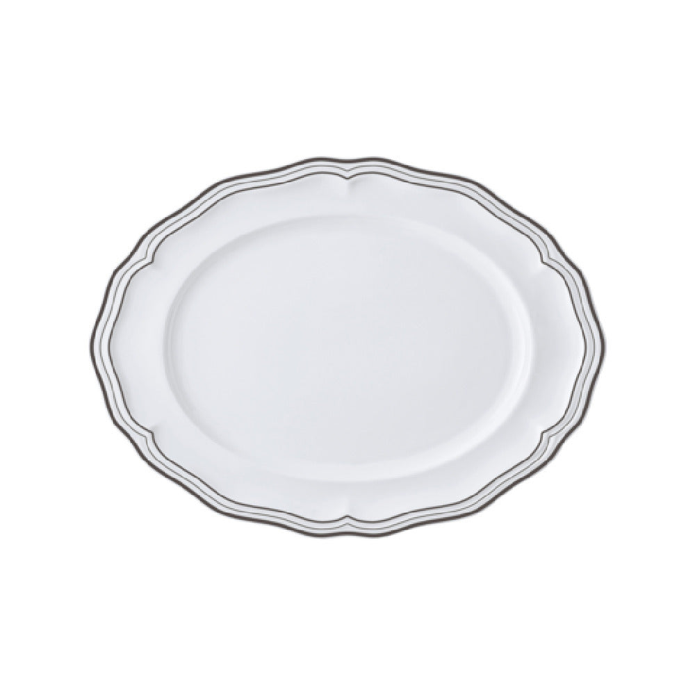 Steelite 62582FP818 Oval Platter 9.0" X 6.75" X 0.875" Adelina